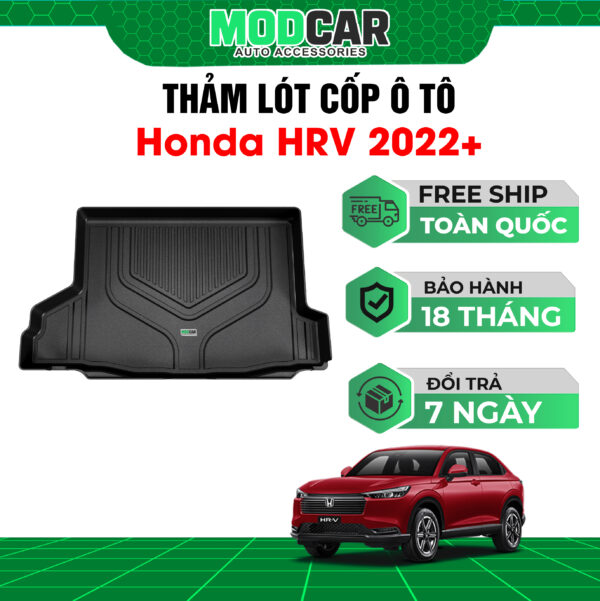 Thảm lót cốp ô tô Honda HRV nhựa TPE Modcar