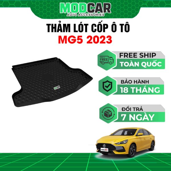 Thảm lót cốp ô tô MG5 nhựa TPE Modcar