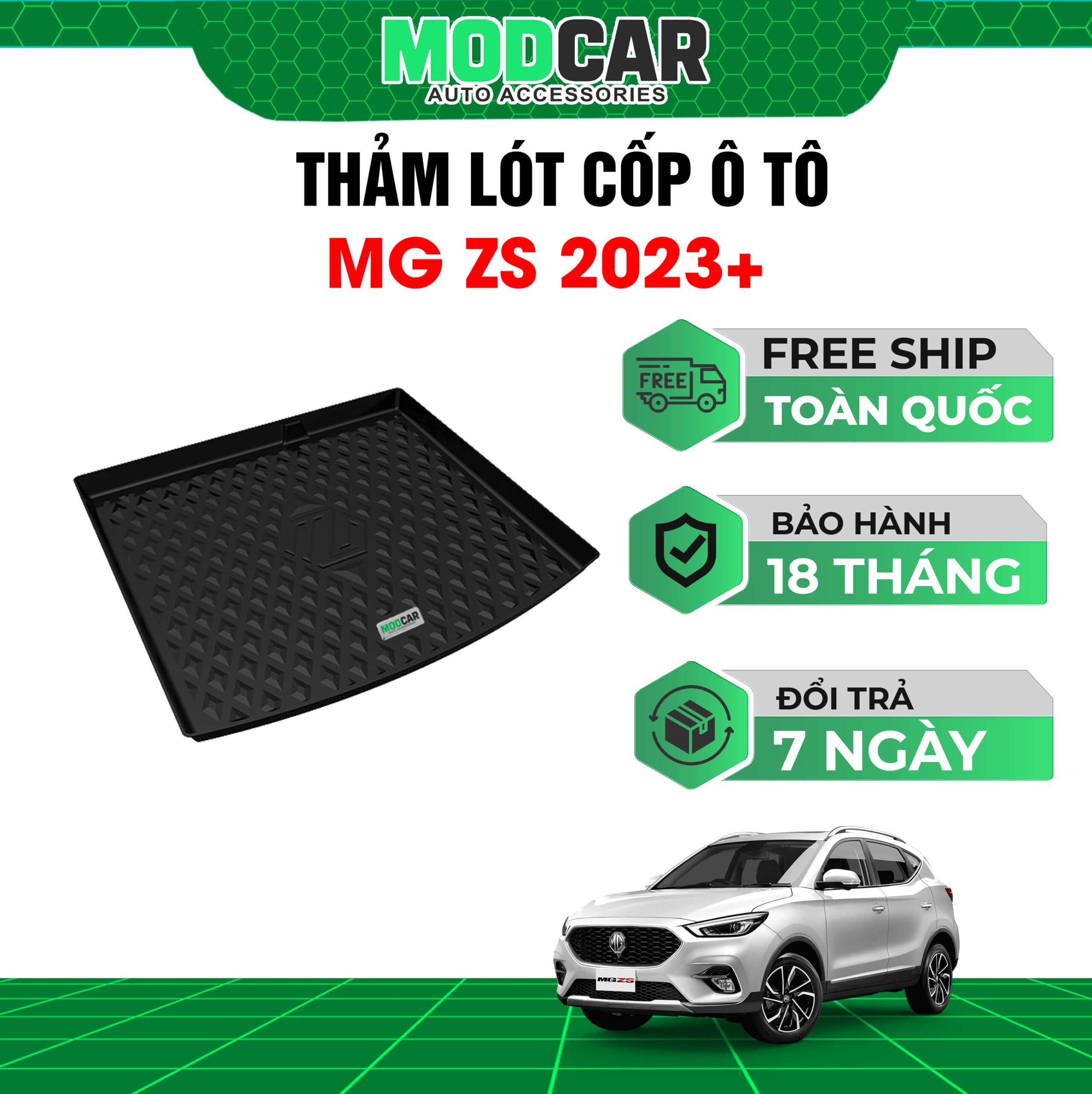 Thảm lót cốp ô tô MG ZS nhựa TPE Modcar