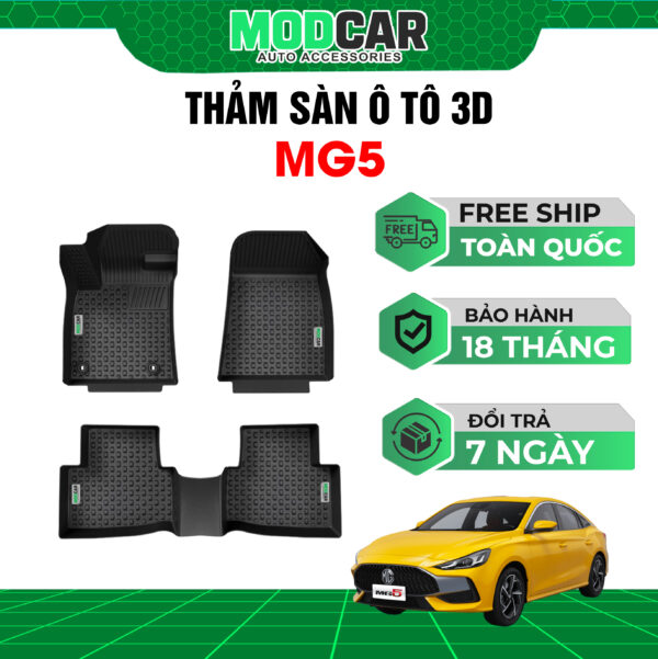 Thảm lót sàn ô tô MG 5 nhựa TPE Modcar