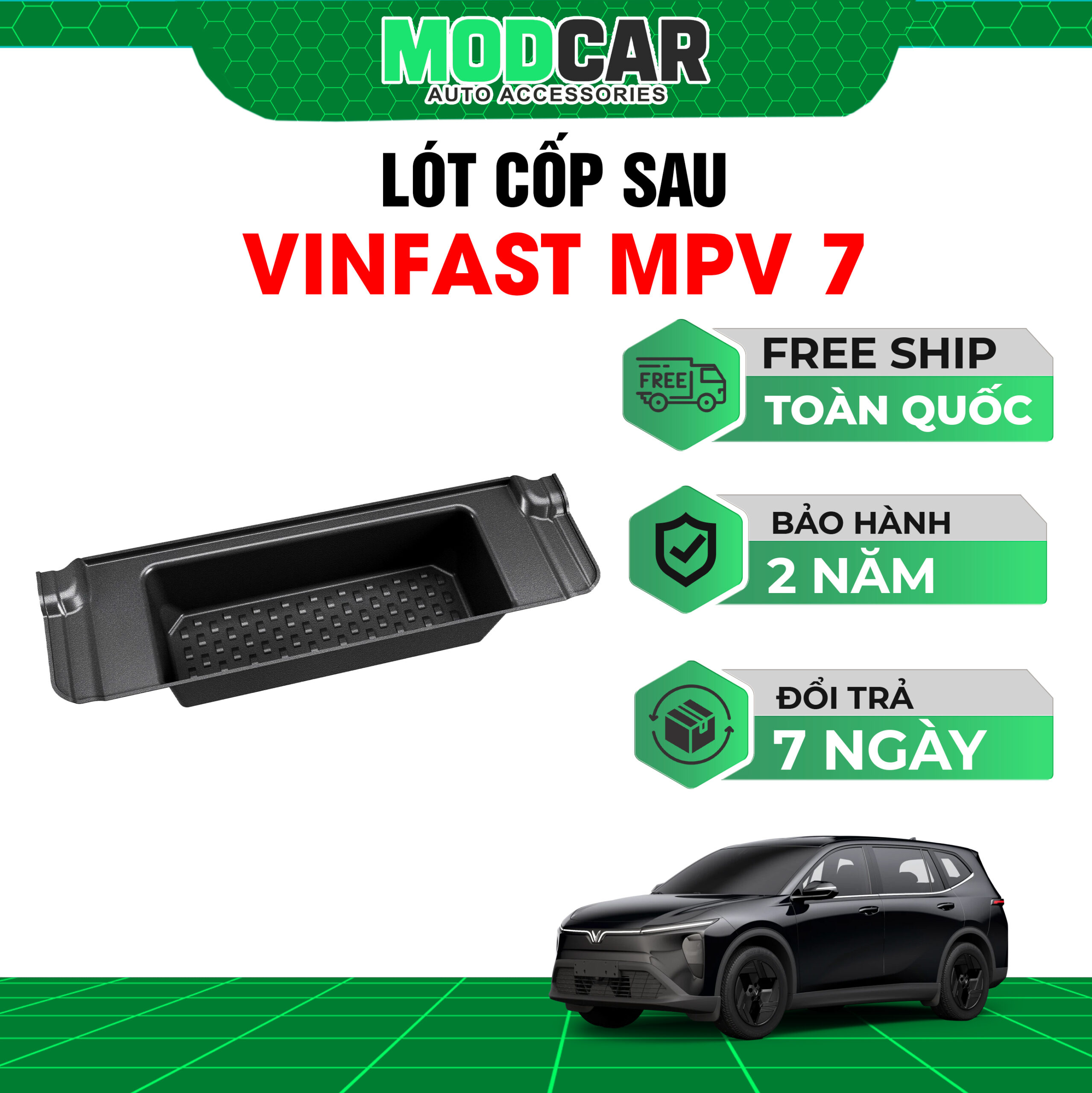 Khay Cốp Chìm 50L Xe VinFast MPV 7