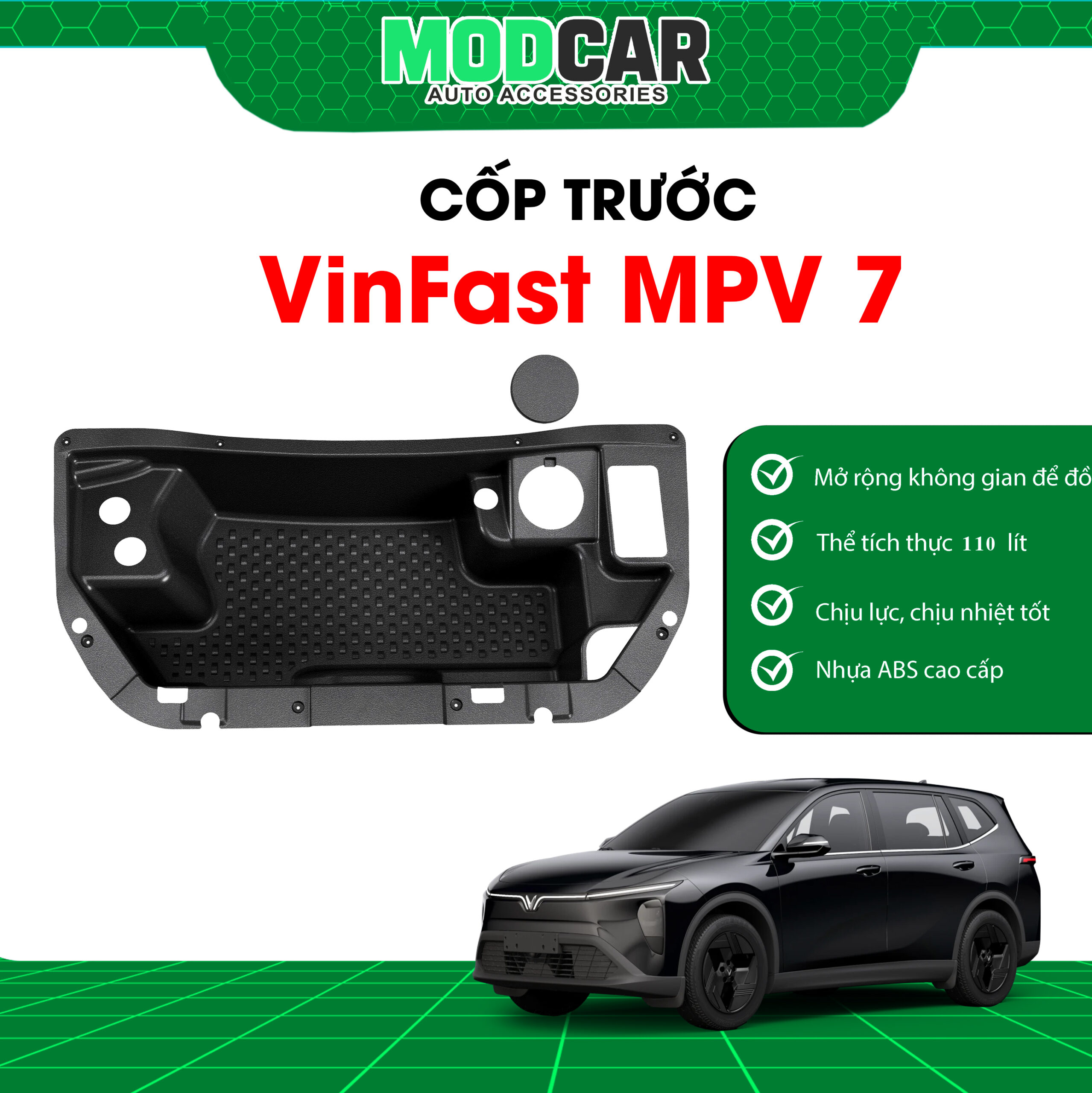 Khay Cốp Trước 110L Xe VinFast MPV 7 - Ảnh 2