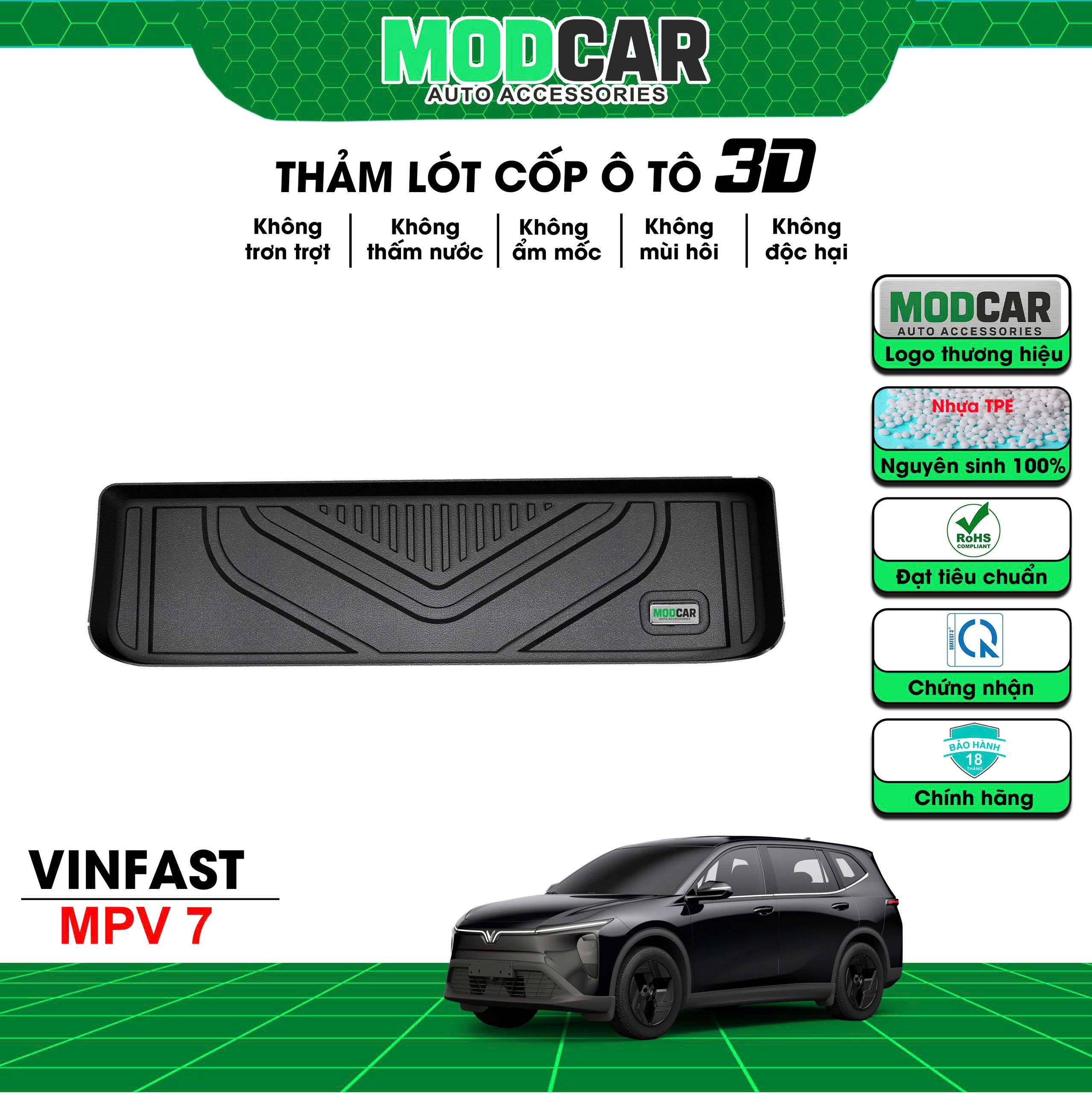 Thảm Lót Cốp Ô Tô VinFast MPV 7 - Ảnh 2