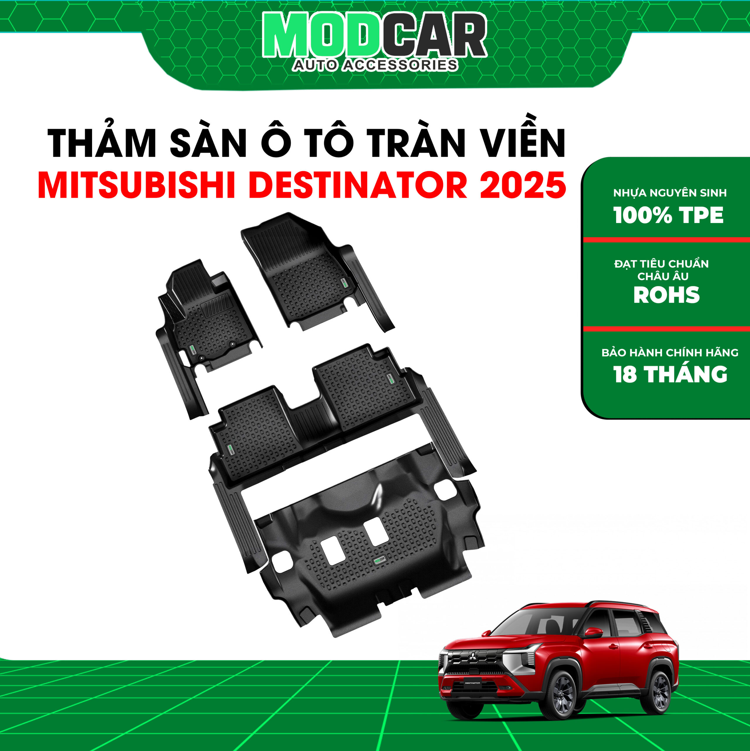 Thảm Lót Sàn Mitsubishi Destinator 2025 - Ảnh 2